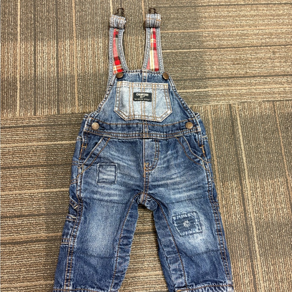 OshKosh B'gosh Blue Denim Overalls for Kids